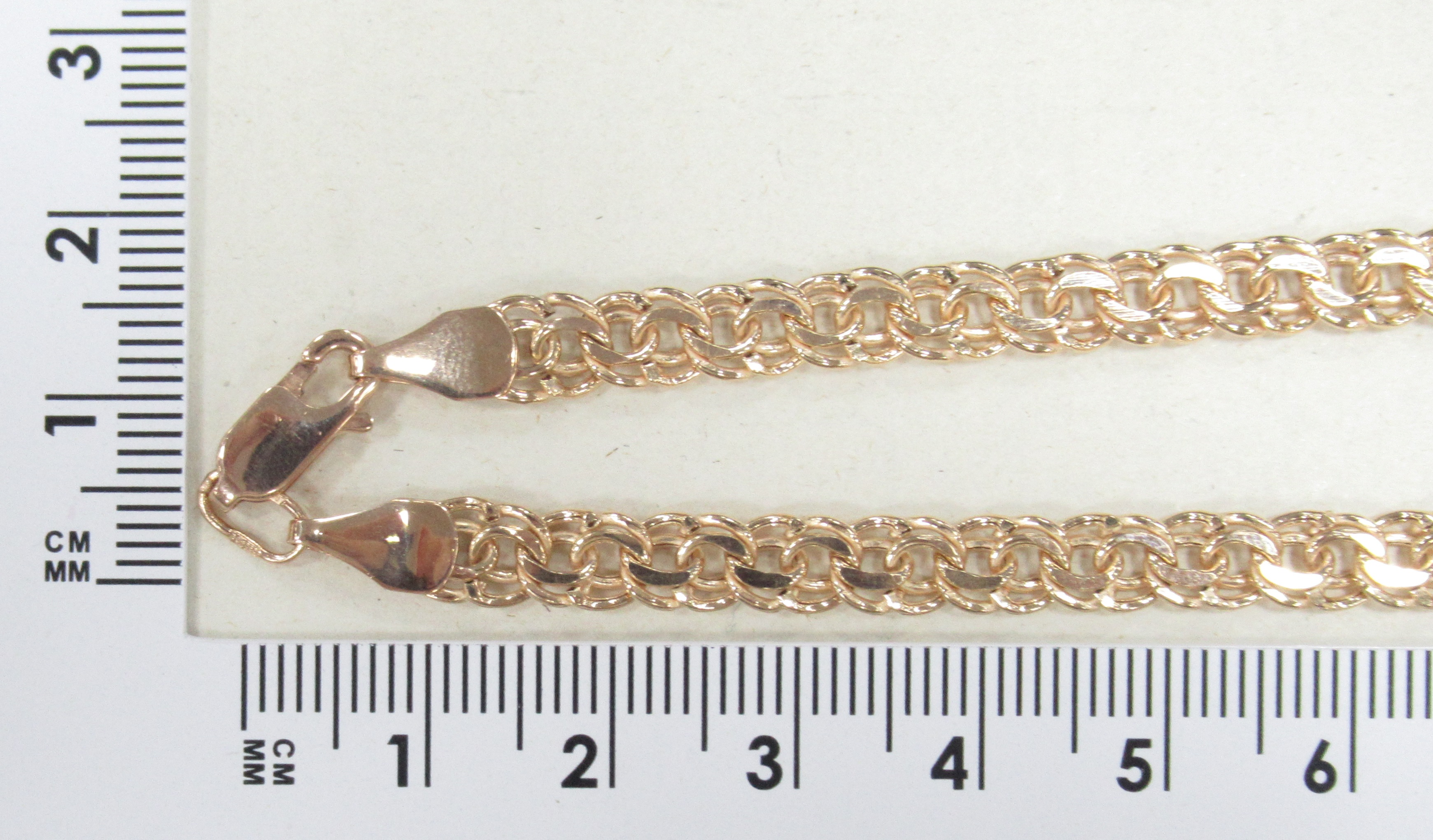 Цепь из золота плетение "Гарибальди"